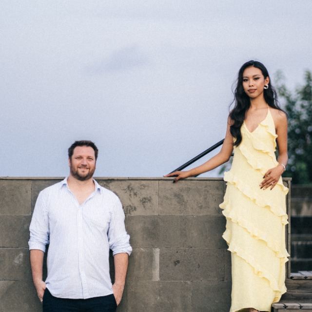 Boyd and Bintang together in Bali
